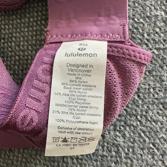 🚫Sold🚫Lululemon Up For It Bra 34B - Picture 11 of 11